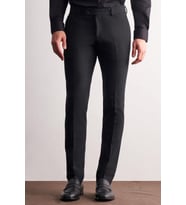 Siyah Yan Cep Açık Paça Esnek Slim Fit Classic Classic Pantolon 1003255163