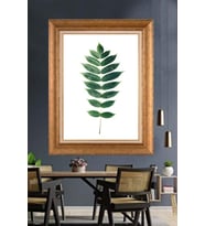 Altın Varaklı  Çerçeveli Paspartulu Tablo ndd840 (Gold)