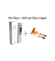 TDS ve 80'li pH Ölçer Kağıdı Seti, Hassas Analiz İçin Ideal