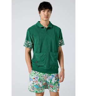 Puma The Fairgrounds Terry Havlu Polo Tişört (Yeşil)