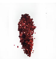 Glitter Sim Epoksi Süsleme Aksesuarı (100 GR)  Bordo