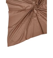 Valino Organik Pamuk Düz Renk Eşarp 100x100 cm - Doğal ve Nefes Alabilen Kumaş (Tarçın)