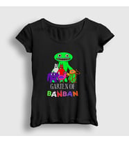 Presmono Kadın Siyah All Garten Of Banban T-Shirt 531308tt