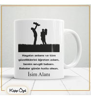 Babalar Günü Özel Hediye Çay Kahve Kupa Bardak-baba36