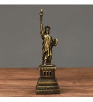 Dekoratif Metal Özgürlük Heykeli Biblo