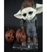 Grogu Bebek Yoda X Michael Myers - Haloween Mash-up 15 cm Heykel
