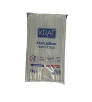 KRAF 4011 MUM SİLİKON ŞEFFAF KALIN 30 CM 1 KG