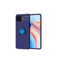 Oppo Reno A73 Uyumlu Kılıf Zore Ravel Silikon Kapak (Mavi)