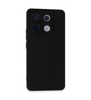 Xiaomi Redmi Note 13 Pro 5g Kılıf Nano İçi Kadife Silikon - Siyah