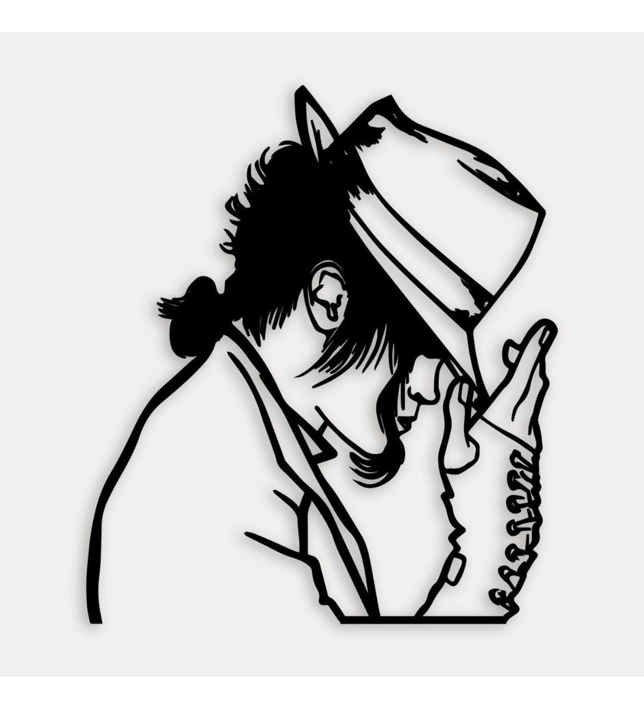 Metal Dekor Michael Jackson 2 Metal Duvar Tablosu Portre