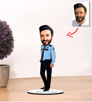 Kisiye Özel Karikatür Erkek POLİS Biblo MODEL 2