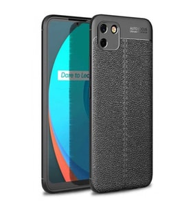 Realme C11 Kılıf Auto Focus Kapak - Siyah