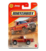 Matchbox 1980 Jeep J10 Stepside [Kırmızı] 34/125, 1:64 Ölçekli Diecast Oyuncak Araç