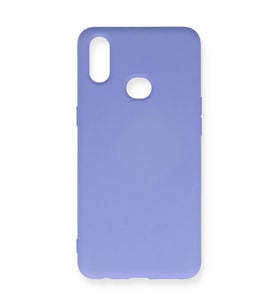 Samsung Galaxy A10s Kılıf Nano İçi Kadife Silikon - Lila