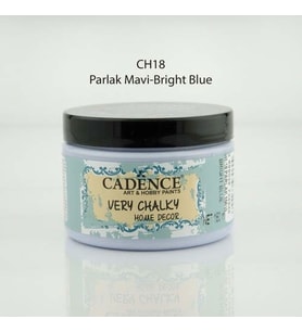 Cadence Very Chalky Home Decor Mobilya Boyası 150 ml. CH-18 PARLAK MAVİ 