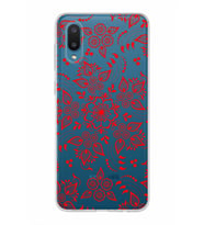 Samsung Galaxy A02  Kapak Nostalji Desen Tasarımlı Şeffaf Silikon Kılıf