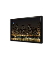 New York Gece Çerçeveli Mdf Tablo