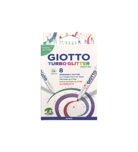 GİOTTO TURBO GLİTTER 8 Lİ PASTEL