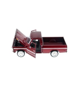 Motormax Motor Max Motormax 1969 Ford F-100 Pickup 1/24 Ölçek Bordo Model Araba