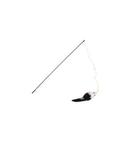 Beeztees Kedi Oltası, Peluş Fare Uc-14cm, Dayanıklı ip, 50cm