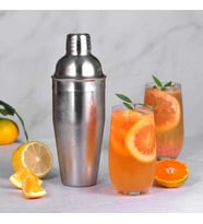 Epi nox Çelik Kokteyl Shaker - Meyve Suyu Shaker - Kokteyl Karıştırıcı, 750 ml