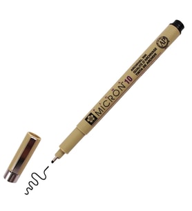 SAKURA PIGMA MICRON TEKNİK ÇİZİM KALEMİ 10MM SİYAH