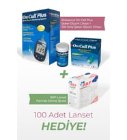 Sağlıklı Yaşam İçin Plus Şeker Ölçüm Cihazı ve 200 Çubuğu Hediye