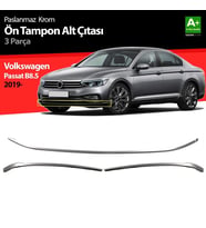 Drs Tuning Passat Uyumlu B8.5 Krom Ön Tampon Alt Çıtası 3 Parça 2019 Ve Üzeri