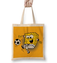 Sponge Soccer Süngerbob Bez Çanta Uzun Saplı