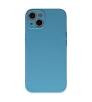 Northcity iPhone 13 Mini ile Uyumlu Nano İçi Kadife Silikon Kılıf - Mavi