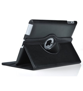 Apple iPad Air 5 10.9" 2022 M1 Kılıf 360 Dönebilen Standlı Case A2588 A2589 A259 (Siyah)