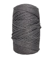 Angel Çanta Aksesuar Simli Polyester Makrome Koyu Gri Renk 200 gr