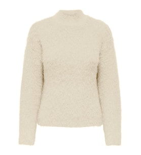ONLLULU LS RIB HIGHNECK CC KNT (Beyaz)