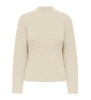 ONLLULU LS RIB HIGHNECK CC KNT (Beyaz)