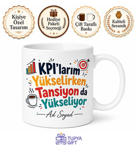 Pazarlamacı Jargonu Yazılı Komik Kupa Bardak Hediye Ofis Espri Mug