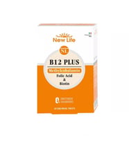 B12 Plus Folik Asit ve Biotin İçeren Takviye Edici 60 Tablet