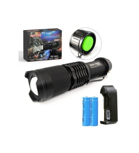 ARWOAN Km-106 Metal El Feneri, Ultra Güçlü El Feneri, Cree T6 Led 5000 Lümen