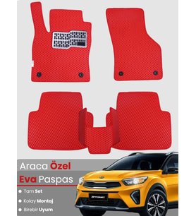 Kia Stonic (2017-2025) Uyumlu EVA Paspas Tam Set – Birebir Uyum,Araca Özel Tasarım,Kolay Montaj