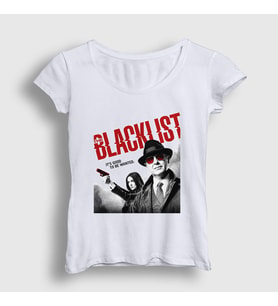 Presmono Kadın Beyaz Wanted The Blacklist T-Shirt 184218tt