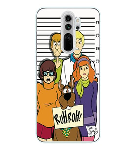 Xiaomi Redmi Note 8 PRO Uyumlu Scooby Doo Tasarımlı Şeffaf Telefon Kılıfı