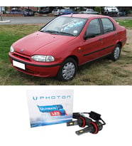 Fiat Siena Led Xenon Kısa Far Ampulü H7 Ultimate 9500 Lumens Yeni Seri Beyaz