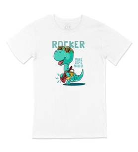 Rocker Dinozor Tişört
