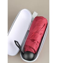 Marlux Mini Süper Çantalı Fermuarlı Kılıflı Rüzgar Koruma 8 Fiber Telli Şemsiye Bordo MARLUX214ML Kapsül Şemsiye