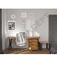 Ntconcept Sim Üçlü Ofis ve Çalışma Odası Takımı
