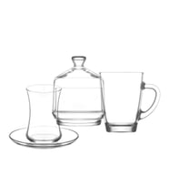 Sohbet Çay Seti 19'lu Set (Çok Renkli)