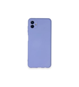 Samsung Galaxy A04 Kılıf Nano İçi Kadife Silikon - Lila