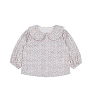 Civil Baby Çiçek Baskılı 6-18 Ay Gömlek - Mavi