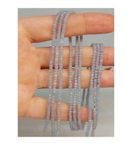 Bileklik Boy Angelit Taşı Rondela Faset Kesim Dizi 1.5*2.5mm Yarım Dizi (17CM UZUNLUĞUNDADIR)