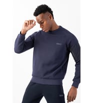 Maraton Comfort Erkek Bisiklet Yaka Açık Lacivert Sweatshirt
