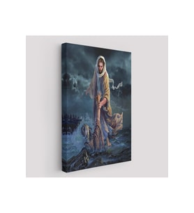 Rab İsa Peteri Kurtarma Tablosu Kilise Hediye Christ the King Jesus Christ-6392